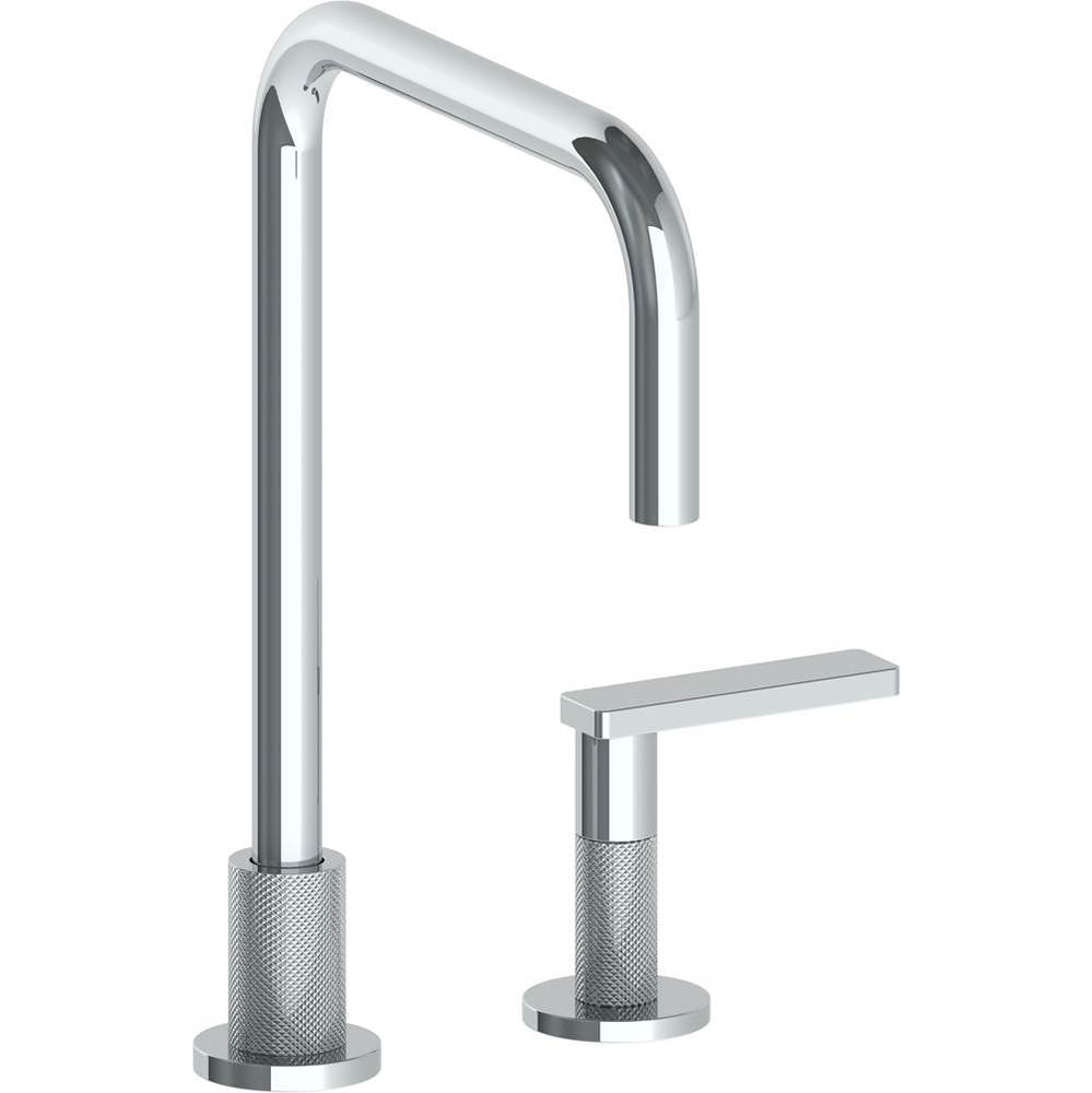 Deck Mounted 2 Hole Square Top Kitchen Faucet