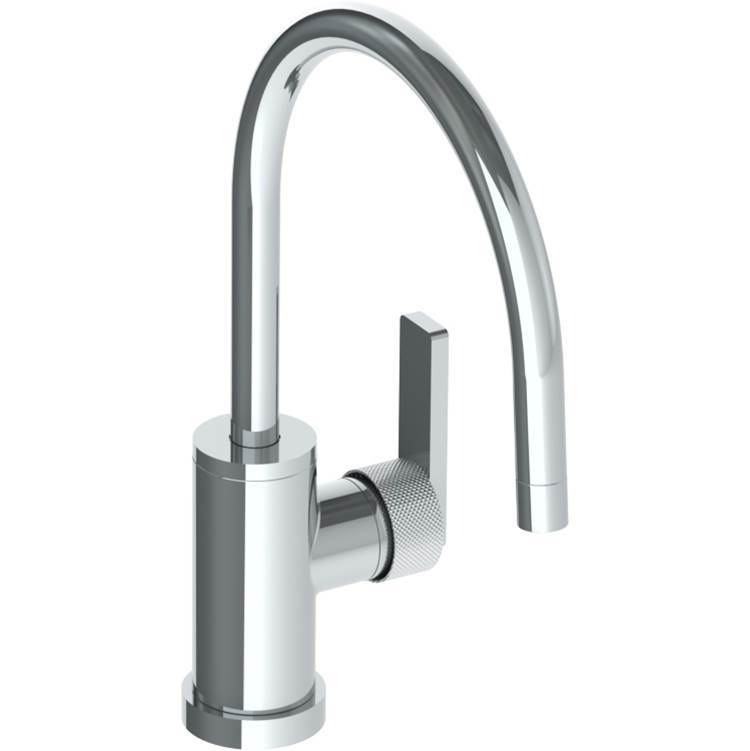 Deck Mounted 1 Hole Square Top Kitchen Faucet