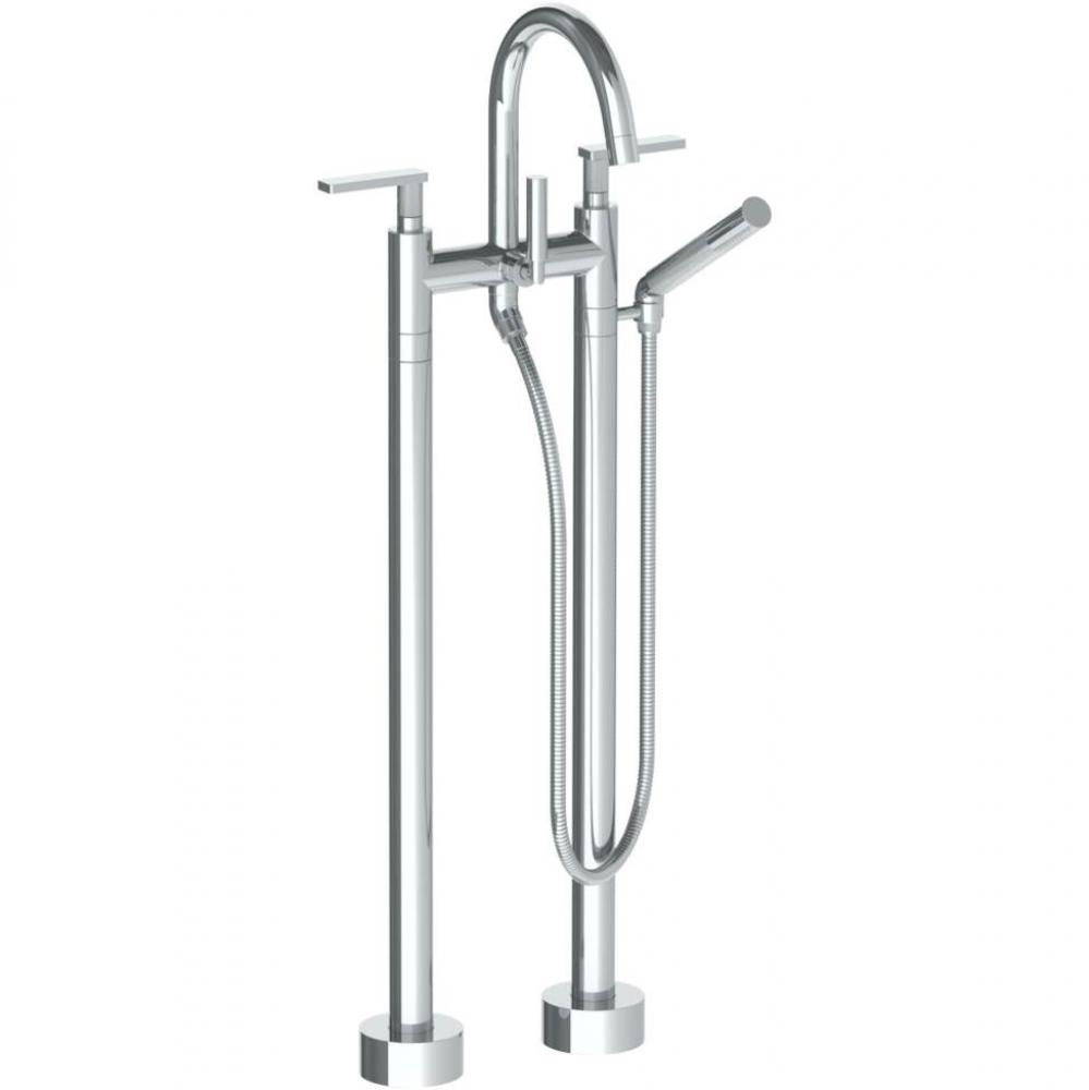 Floor Standing Bath set with Slim Hand Shower