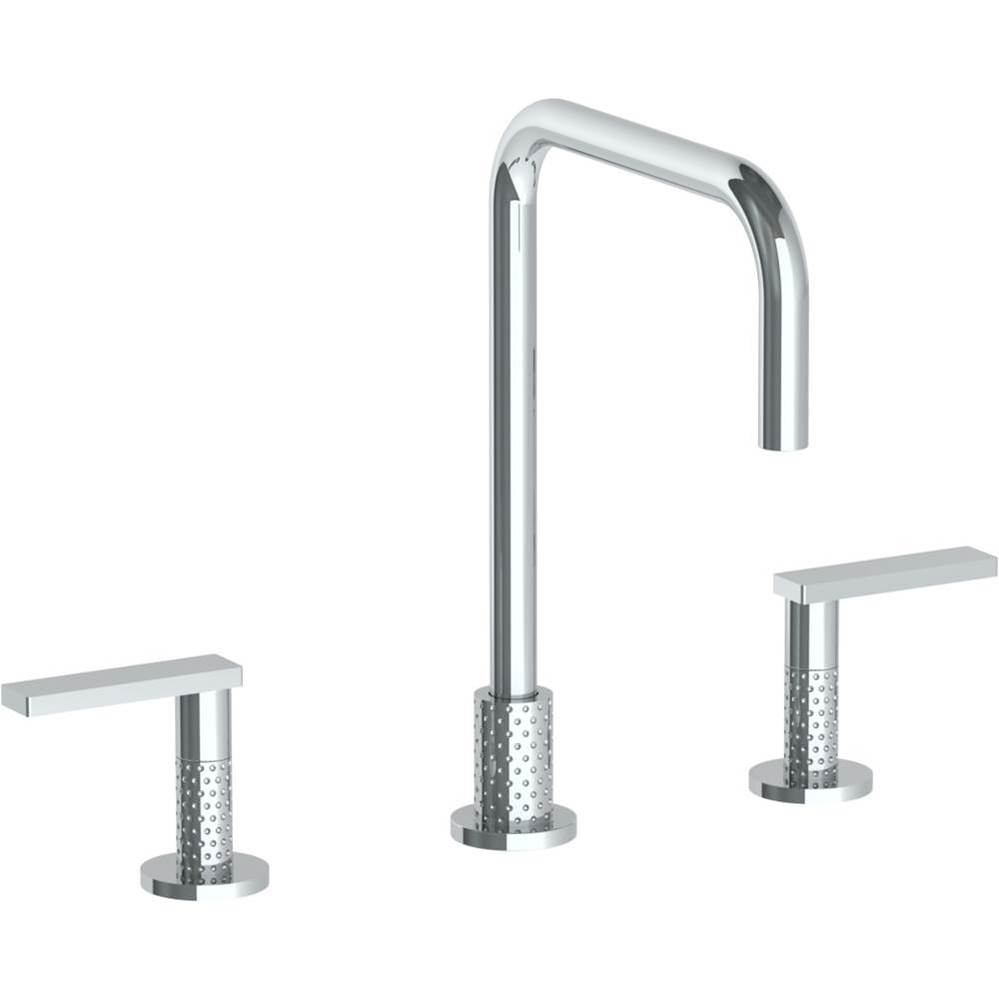 Deck Mounted 3 Hole Square Top Kitchen Faucet