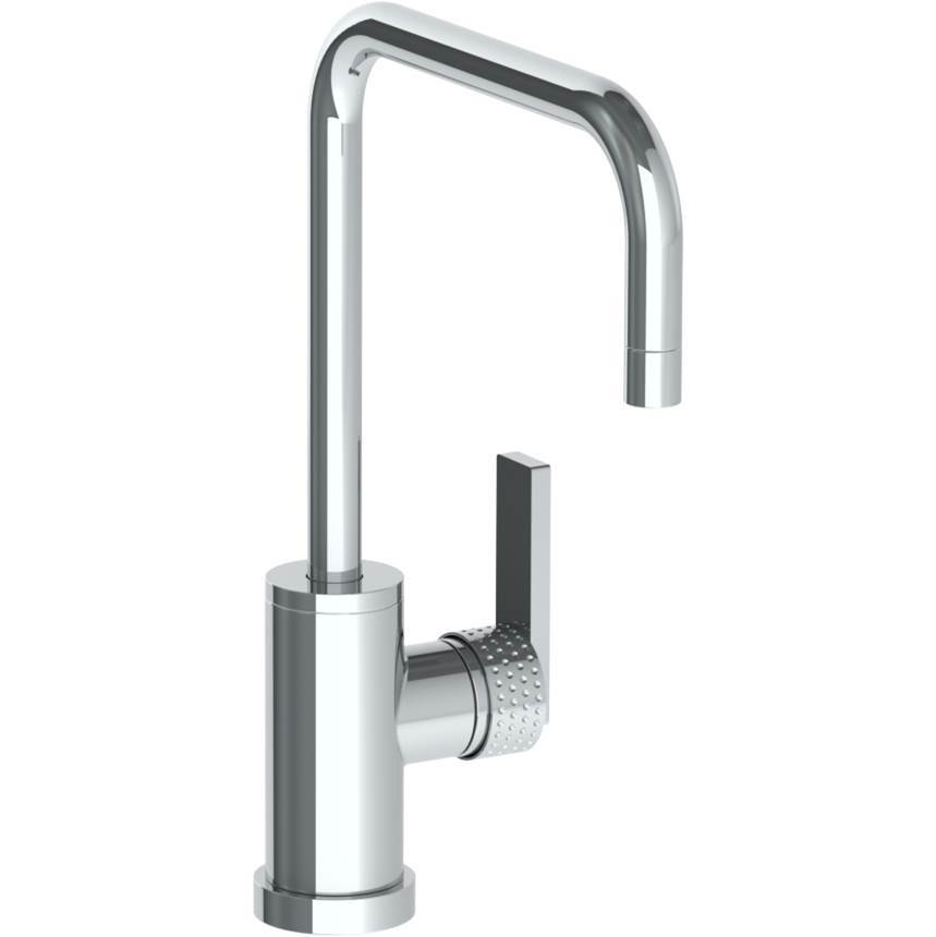 Deck Mounted 1 Hole Square Top Kitchen Faucet