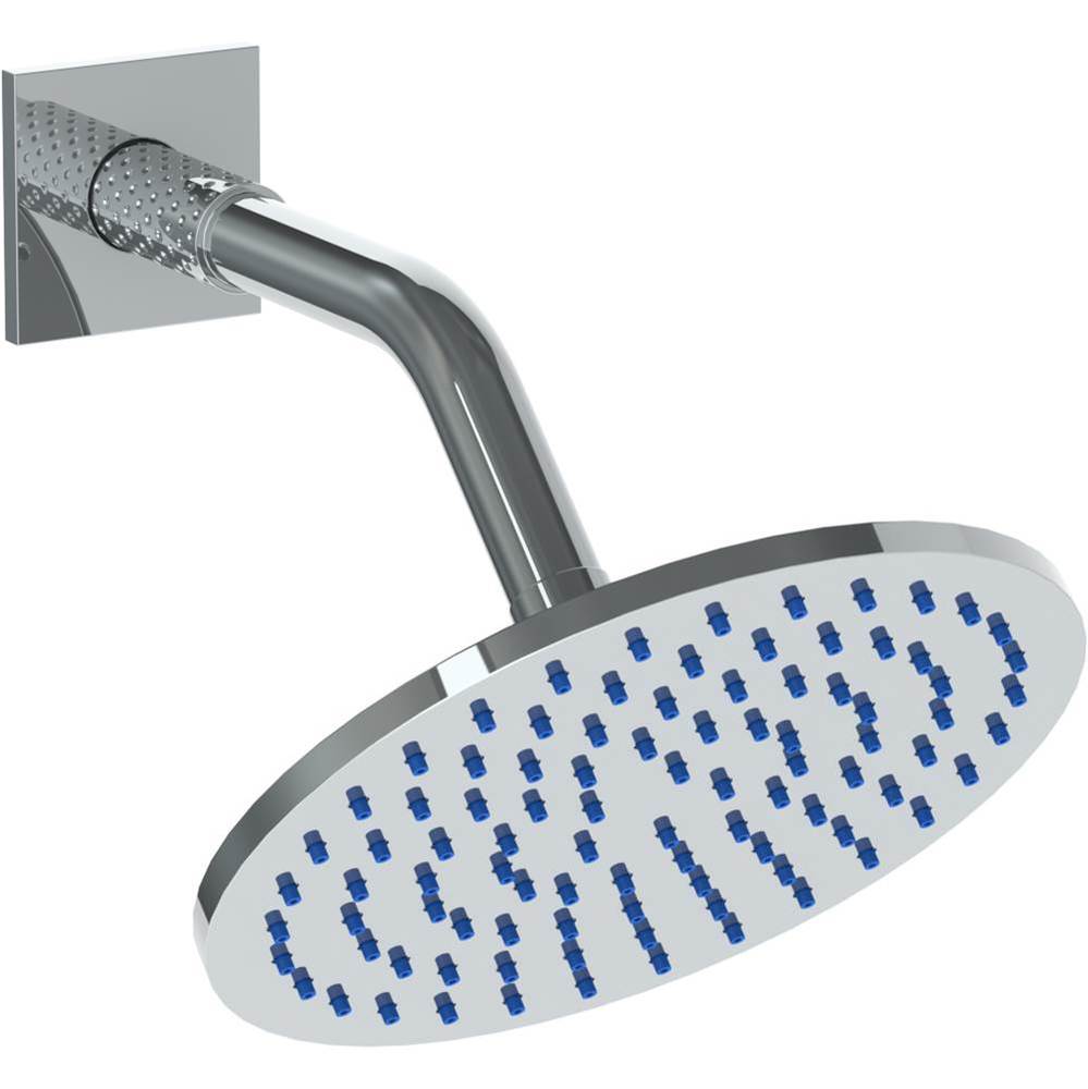 Wall Mounted Showerhead, 6''dia, with 6'' Arm and Flange