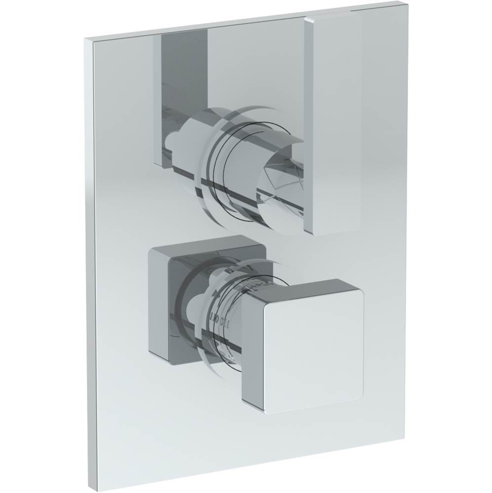 Wall Mounted Thermostatic Shower Trim with built-in control, 7 1/2''