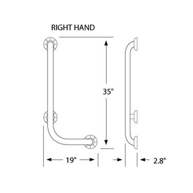 ''L'' Right Hand Angle