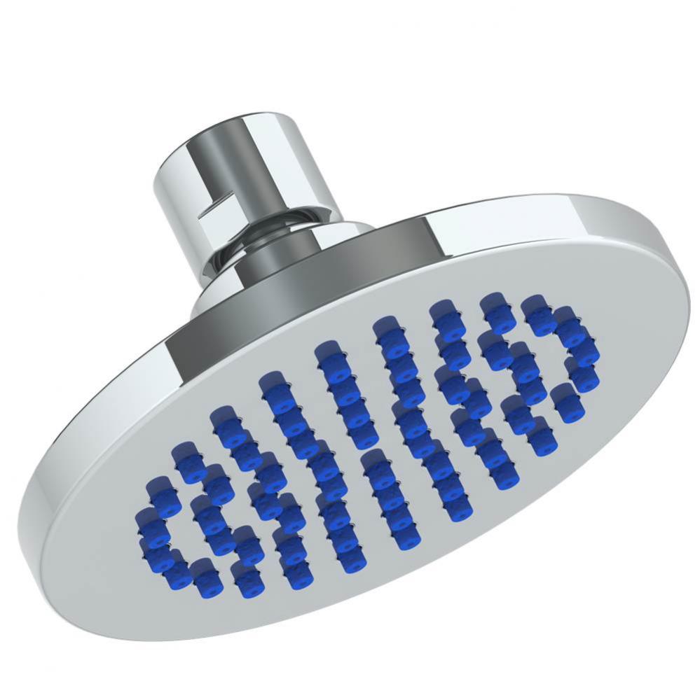 Titanium antiscale shower head