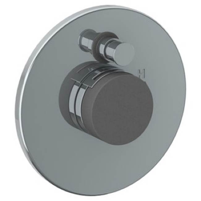 Wall Mounted Pressure Balance Shower Trim with Diverter, 7'' dia.