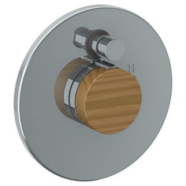 Wall Mounted Pressure Balance Shower Trim with Diverter, 7'' dia.