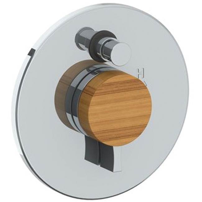 Wall Mounted Pressure Balance Shower Trim with Diverter, 7'' dia.