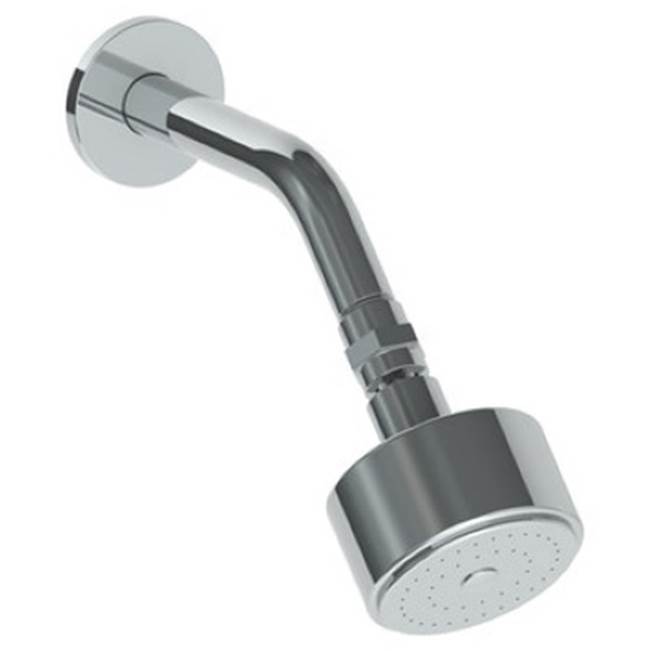 Wall Mounted Shower Head, 8''dia, with 14'' Arm and Flange