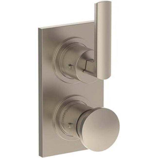 Wall Mounted Thermostatic Shower Trim with built-in control, 3 1/2'' x 6 1/4''