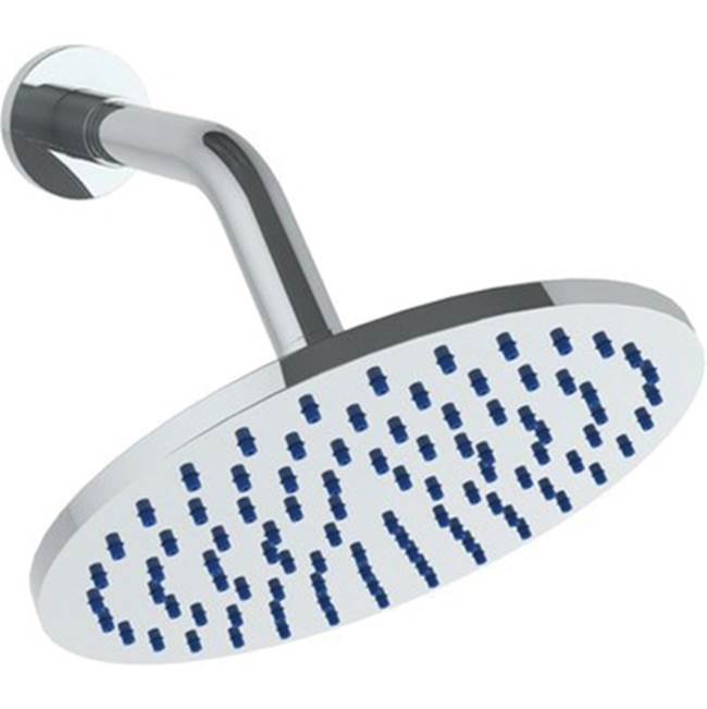 Wall Mounted Showerhead, 6''dia, with 6'' Arm and Flange