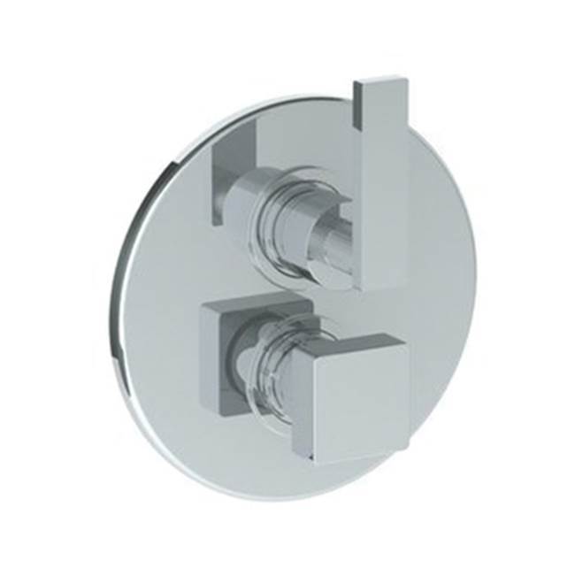 Wall Mounted Thermostatic Shower Trim with built-in control, 7 1/2'' dia.