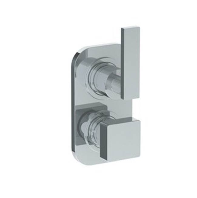 Wall Mounted Thermostatic Shower Trim with built-in control, 3 1/2'' x 6 1/4''