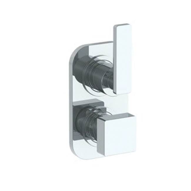 Wall Mounted Thermostatic Shower Trim with built-in control, 3 1/2'' x 6 1/4''