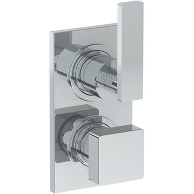 Wall Mounted Thermostatic Shower Trim with built-in control, 3 1/2'' x 6 1/4''