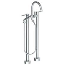 Watermark 111-8.3-SP4-WH - Floor Standing Gooseneck Bath Set with Slim Hand Shower