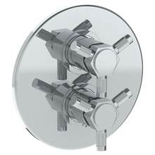 Watermark 111-T20-SP5-GP - Wall Mounted Thermostatic Shower Trim with built-in control, 7 1/2''