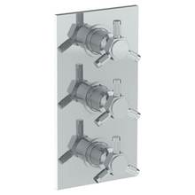 Watermark 111-T30-SP5-GP - Wall Mounted Thermostatic Shower Trim with 2 built-in controls, 6 1/4'' x 12''