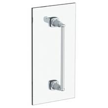 Watermark 115-0.1-12SDP-MZ4-PC - 12'' Shower Door Pull/ Glass Mount Towel Bar with Hook