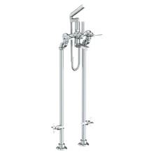 Watermark 115-8.3STP-MZ4-GP - Floor Standing Bath Set with Hand Shower and Shut-Off Valves