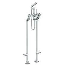 Watermark 115-8.3STP-MZ5-GP - Floor Standing Bath Set with Hand Shower and Shut-Off Valves