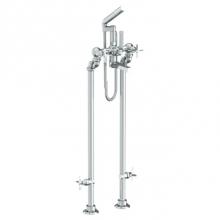 Watermark 115-8.3STP-MZ5-PC - Floor Standing Bath Set with Hand Shower and Shut-Off Valves