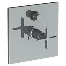 Watermark 115-P90-MZ4-GP - Wall Mounted Pressure Balance Shower Trim with Diverter, 7''