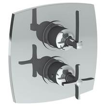 Watermark 115-T20-MZ4-GP - Wall Mounted Thermostatic Shower Trim with built-in control, 7 1/2''