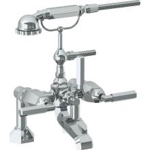 Watermark 133-8.2-JA4-PC - Deck Mounted Exposed Bath Set with Hand Shower