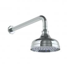 Watermark 133-HAF.1-PC - Wall Mounted Showerhead, 6'' dia with 14'' Arm and Flange