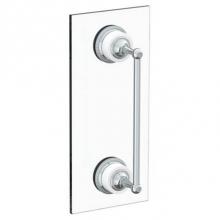 Watermark 180-0.1-12GDP-DD-PC - Venetian 12'' Shower Door Pull/ Glass Mount Towel Bar