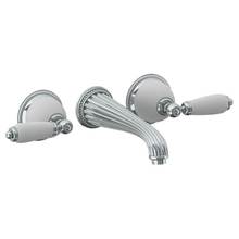 Watermark 180-2.2-CC-GP - Wall Mounted 3 Hole Lavatory Set with 8 1/4'' CTC Spout