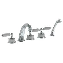 Watermark 180-8.1-DD-WH - Deck Mounted 5 Hole Bath Set