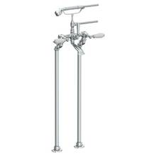 Watermark 180-8.3-CC-WH - Floor Standing Bath Set with Hand Shower