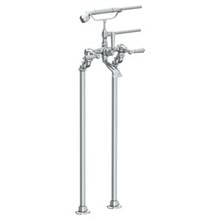 Watermark 180-8.3-U-WH - Floor Standing Bath Set with Hand Shower