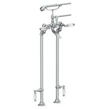 Watermark 180-8.3STP-BB-GP - Floor Standing Bath Set with Hand Shower and Shut-Off Valves