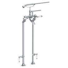 Watermark 180-8.3STP-SWU-GP - Floor Standing Bath Set with Hand Shower and Shut-Off Valves