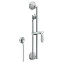 Watermark 180-HSPB1-CC-WH - Positioning Bar Shower Kit with Hand Shower and 69'' Hose