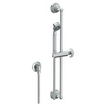 Watermark 180-HSPB1-T-WH - Positioning Bar Shower Kit with Hand Shower and 69'' Hose