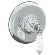 Watermark 180-P80-AA-WH - Wall Mounted Pressure Balance Shower Trim, 7'' dia.