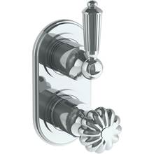 Watermark 180-T25-U-GP - Wall Mounted Mini Thermostatic Shower Trim with built-in control, 3 1/2'' x 6 1/4'&