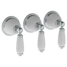 Watermark 180-WTR3-CC-GP - Wall Mounted 3-Valve Shower Trim