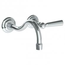 Watermark 206-1.2M-S1A-PC - Wall Mounted 2 Hole Lavatory Set with 8 3/8'' CTC Spout