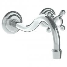 Watermark 206-1.2M-V-PC - Wall Mounted 2 Hole Lavatory Set with 8 3/8'' CTC Spout