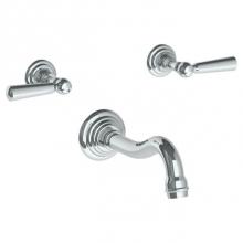 Watermark 206-5-S1A-PC - Wall Mounted 3 Hole Bath Set