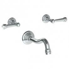 Watermark 206-5-S2-PC - Wall Mounted 3 Hole Bath Set