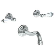 Watermark 206-5-SWA-GP - Wall Mounted 3 Hole Bath Set