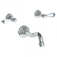 Watermark 206-5-SWA-PC - Wall Mounted 3 Hole Bath Set