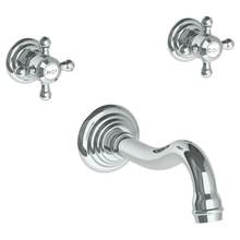 Watermark 206-5-V-WH - Wall Mounted 3 Hole Bath Set