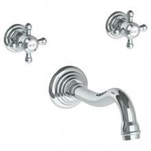 Watermark 206-5-V-PC - Wall Mounted 3 Hole Bath Set